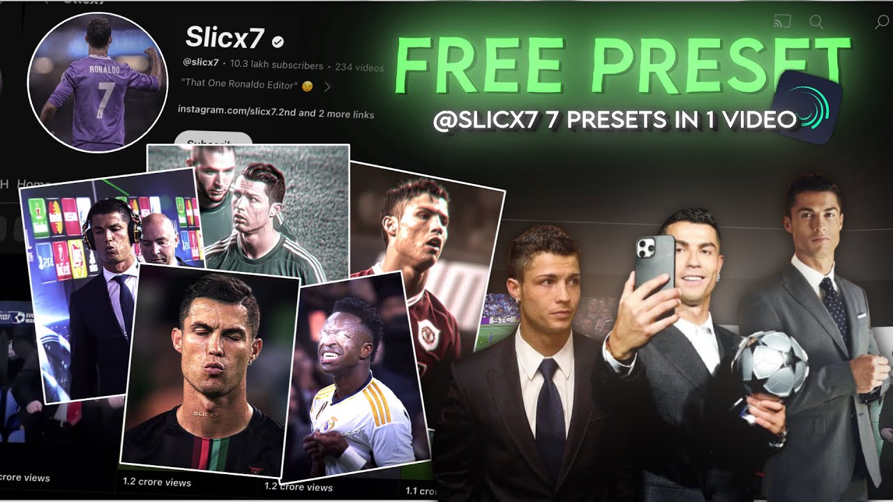 Slicx7 Edits 7 Presets in Alight Motion | 7 AE Inspired Presets In 1 Video | Free preset [xml+link]
