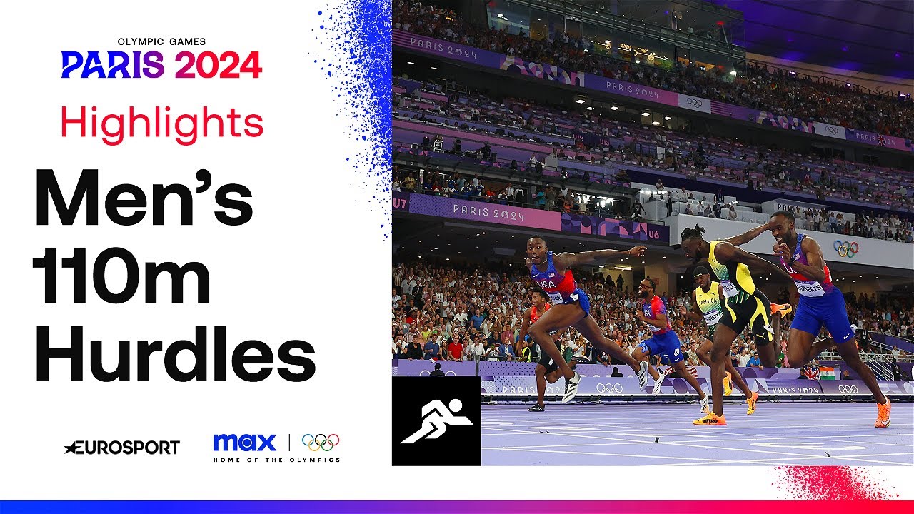 DOMINATION! 😮‍💨 | Men's 110m Hurdles Final Highlights | #Paris2024 #Olympics