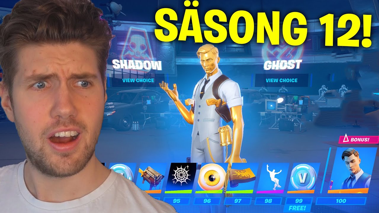 FORTNITE SÄSONG 12 ÄR HÄR! *KÖPER BATTLE PASS & VISAR ALLT NYTT!*