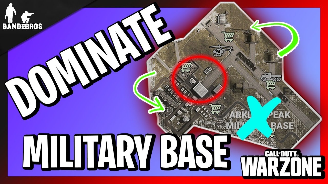 How To DOMINATE Military Base Warzone | Best Landing Zone | Best Loot Locations | General Strategy