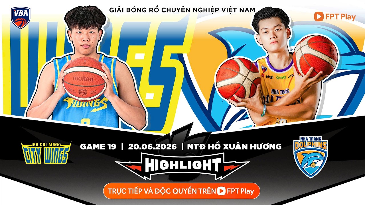 Full Game 19 Highlight | Ho Chi Minh City Wings vs Nha Trang Dolphins | 20.06.2026