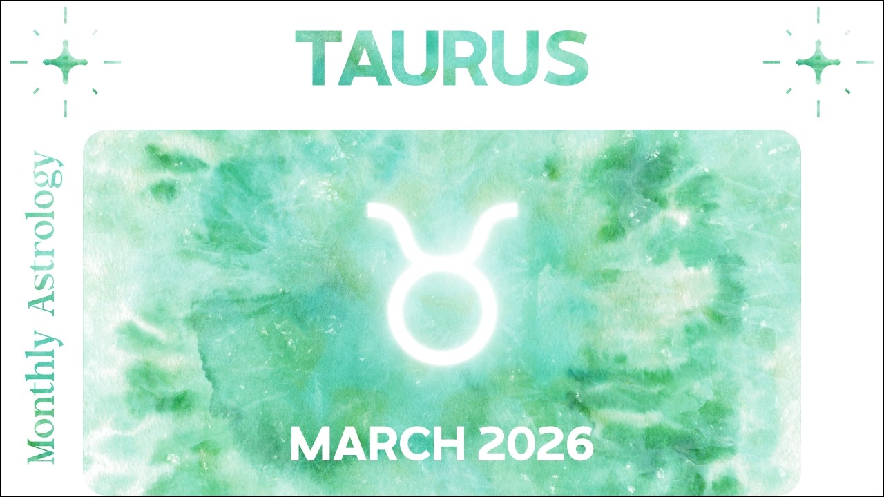 TAURUS March 2026 Horoscope | One of the Best Transits This Year!