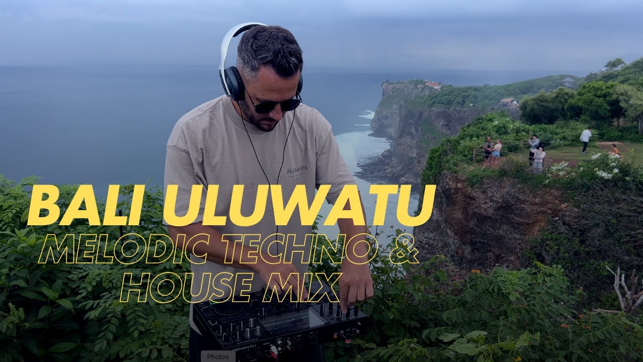 Melodic Techno House Mix @ Bali Uluwatu Cliff (Denon Prime Go DJ Set)