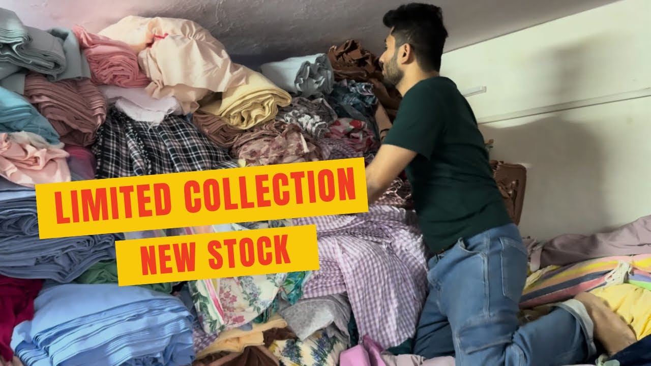 Huge Kidswear Fabric Stock Lot | Brand Surplus Fabrics for Garment Manufacturing