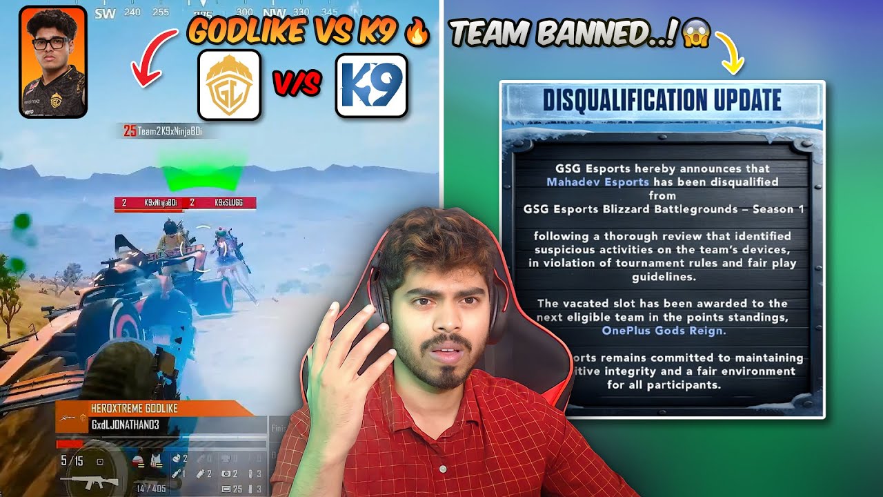 IS TEAM GODLIKE READY FOR BGIS..? TEAM DISQUALIFIED EXPLAINED!!
