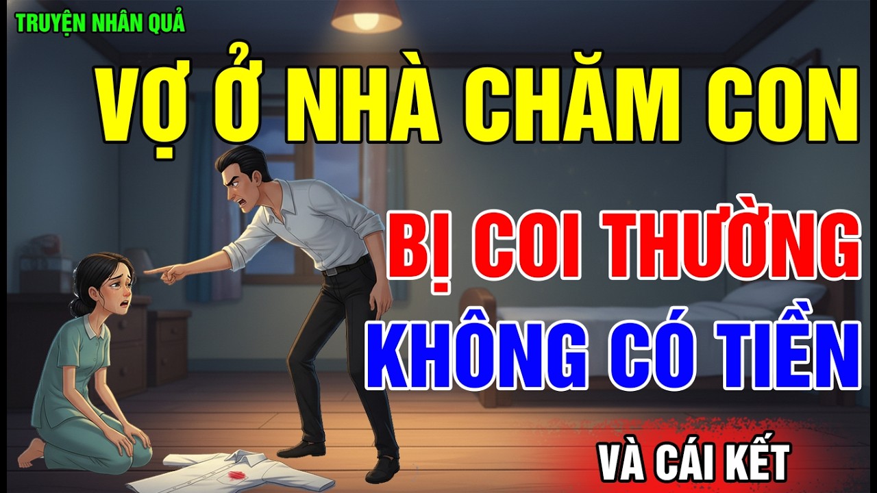 Chuyện Nhân Quả: Vợ Ở Nhà Chăm Con, Bị Nhà Chồng Khinh Thường Vì Không Có Tiền, Và Cái Kết