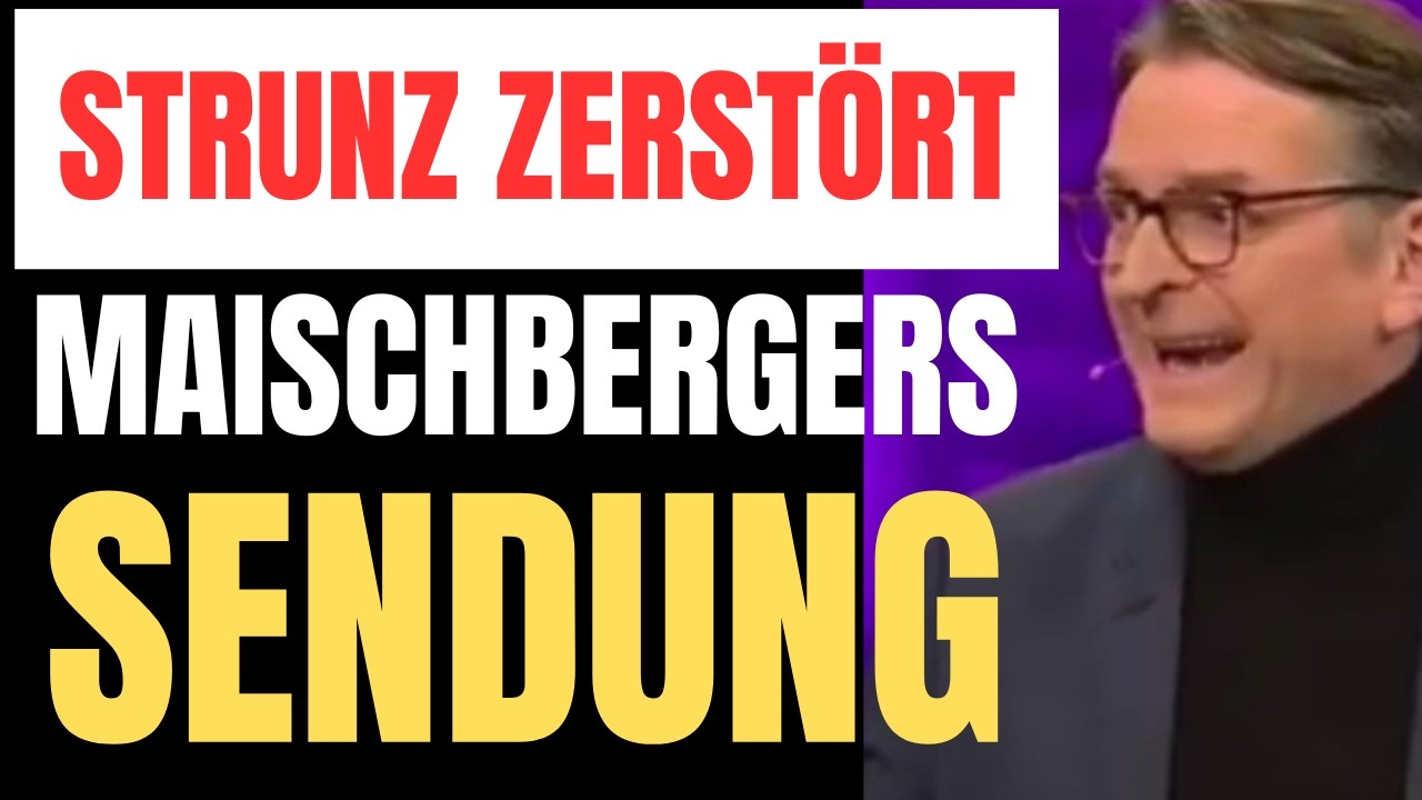BEI MAISCHBERGER: Claus Strunz vernichtet Anti AFD RUNDE!