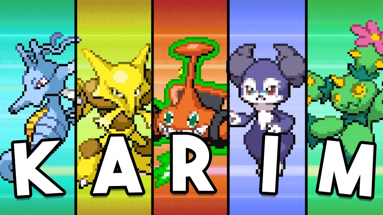 Pokemon Pero MI NOMBRE elige MI EQUIPO!