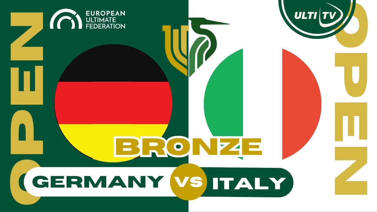 Germany vs Italy — 🥉 OPEN Bronze Medal — European Ultimate Championships #EUC2023