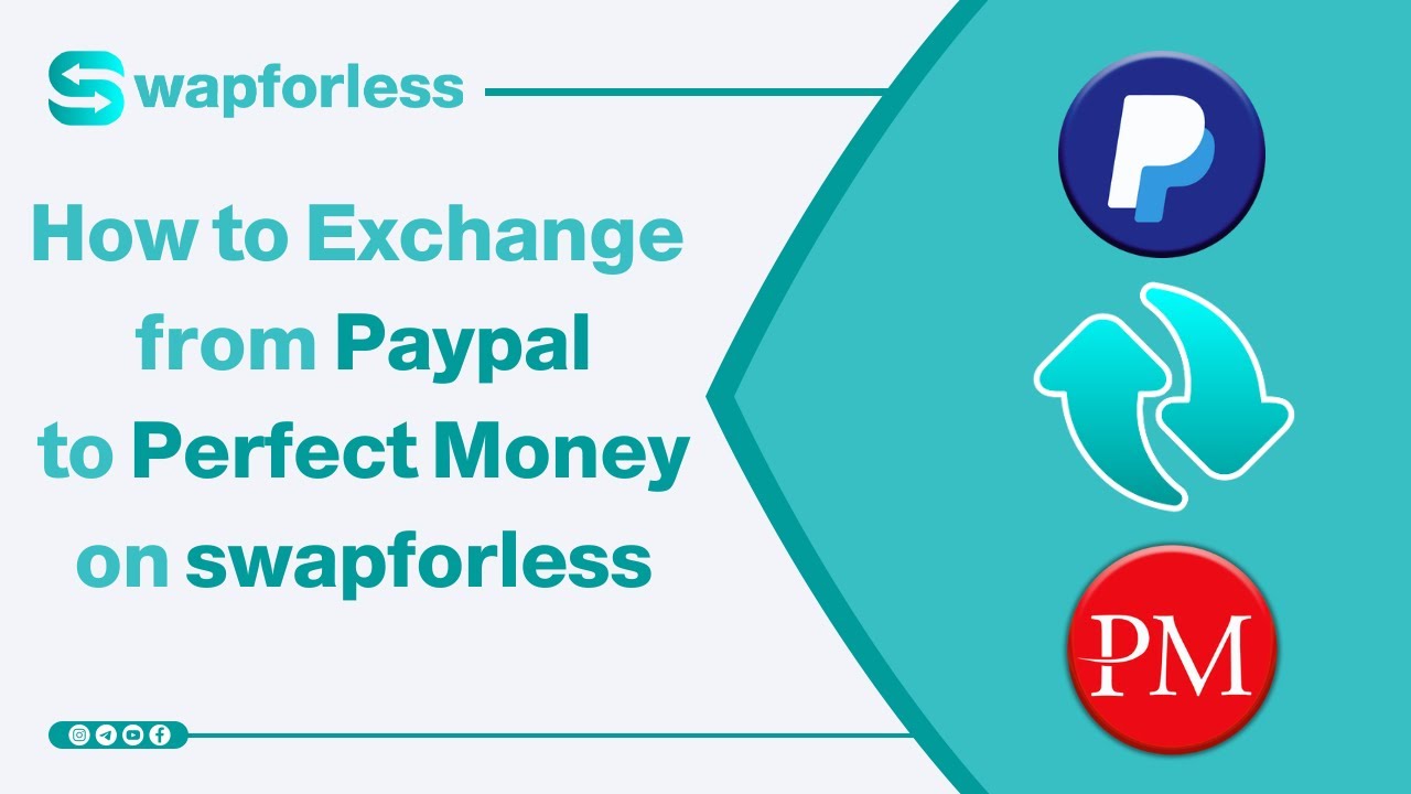 How to Exchange from Paypal to Perfect Money on swapforless: A Complete Guide