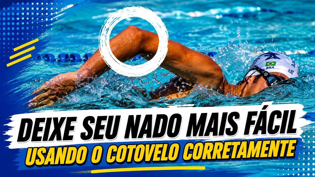 BRAÇADA CRAWL COM COTOVELO ALTO (DENTRO E FORA D'ÁGUA)