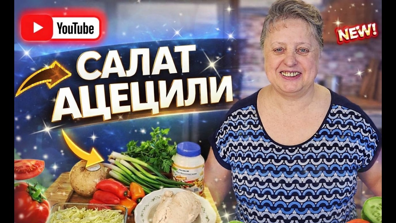 Весенний грузинский салат ацецили 🥗