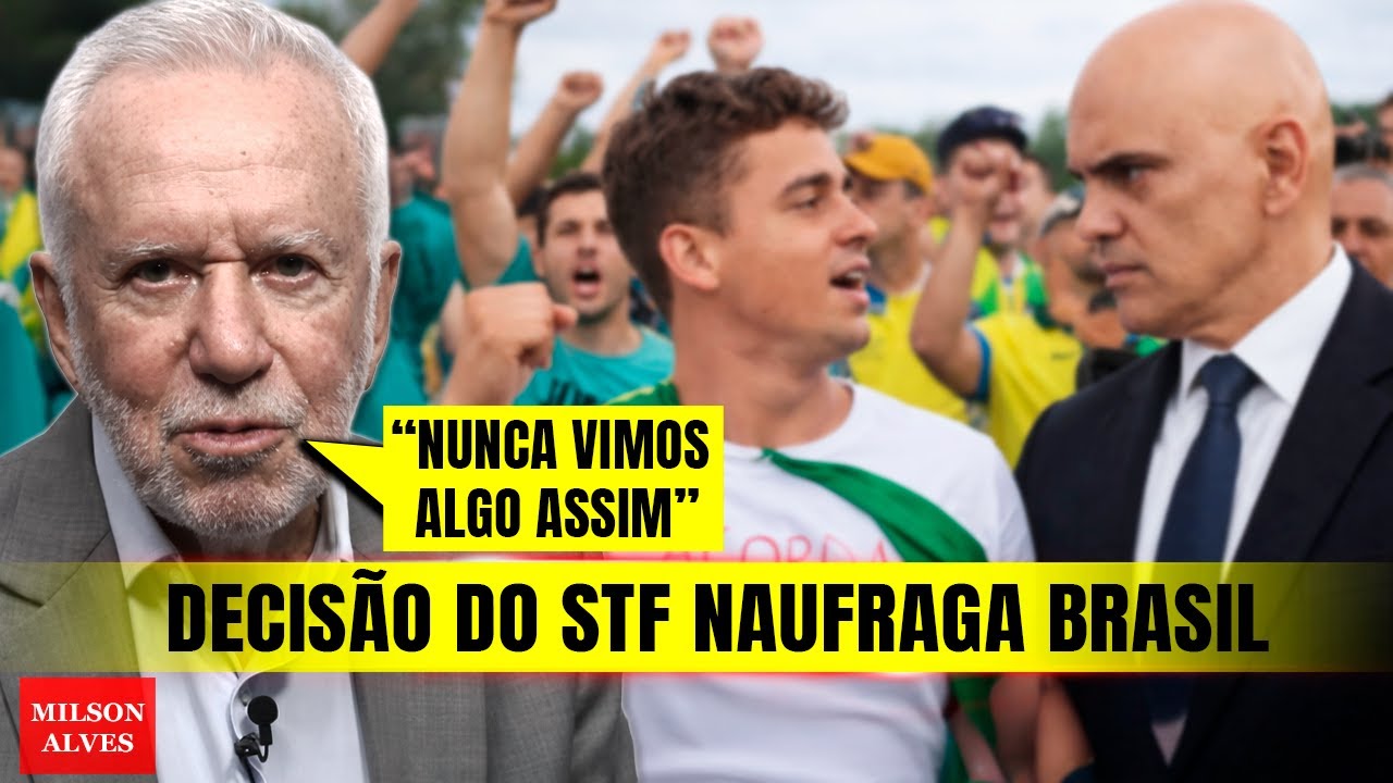 ANALISTA de PESO em DENÚNCIA grave; 'STF acaba de Naufragar o Brasil em Decisão'