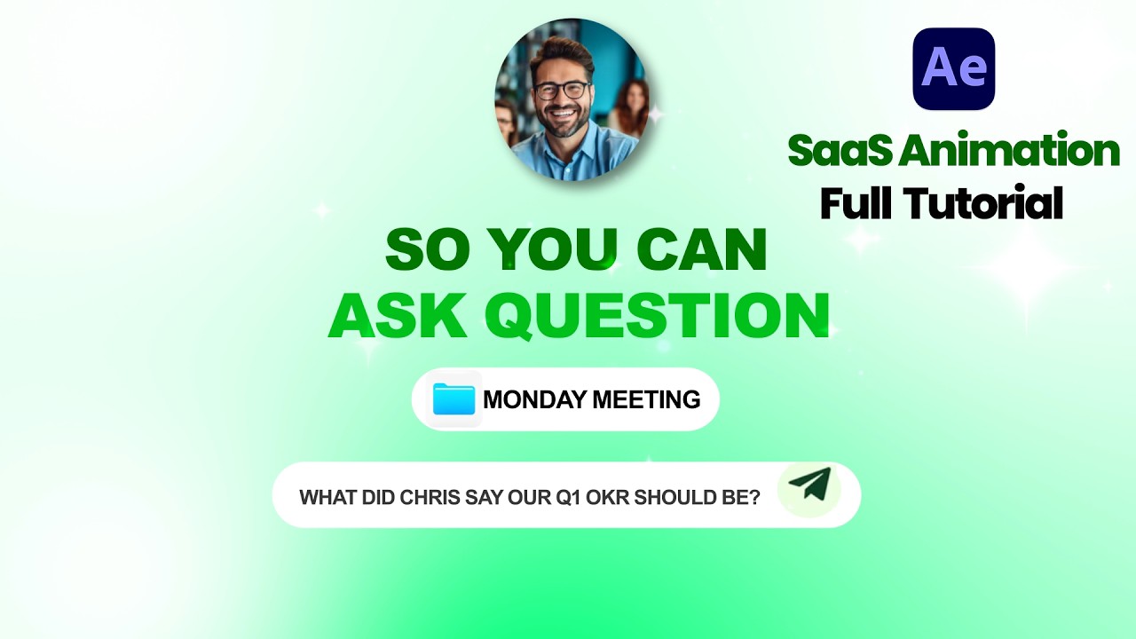 Minimalistic SaaS Promo UI Animation in After Effect