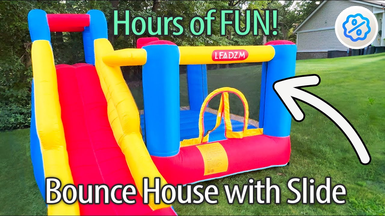 Inflatable Bounce House with Slide | Fun for Kids - Indoor & Outdoor Jumping Castle