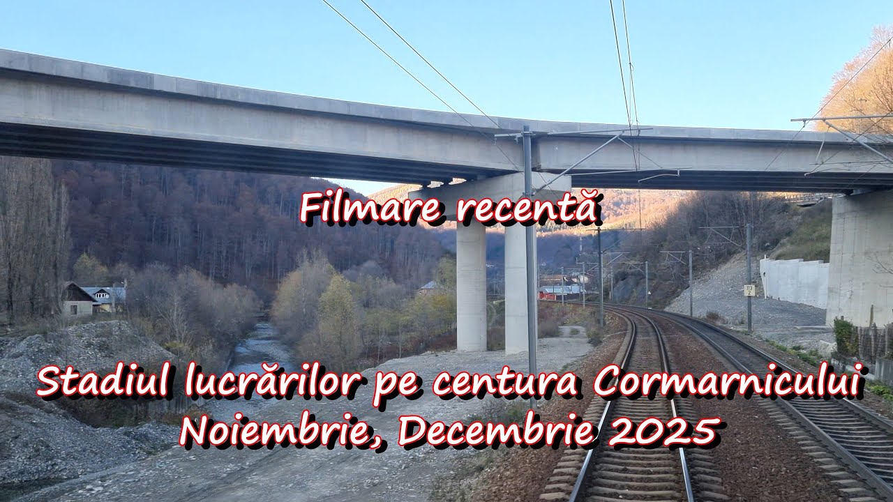 Stadiul lucrărilor pe centura Cormarnicului noiembrie, decembrie 2025