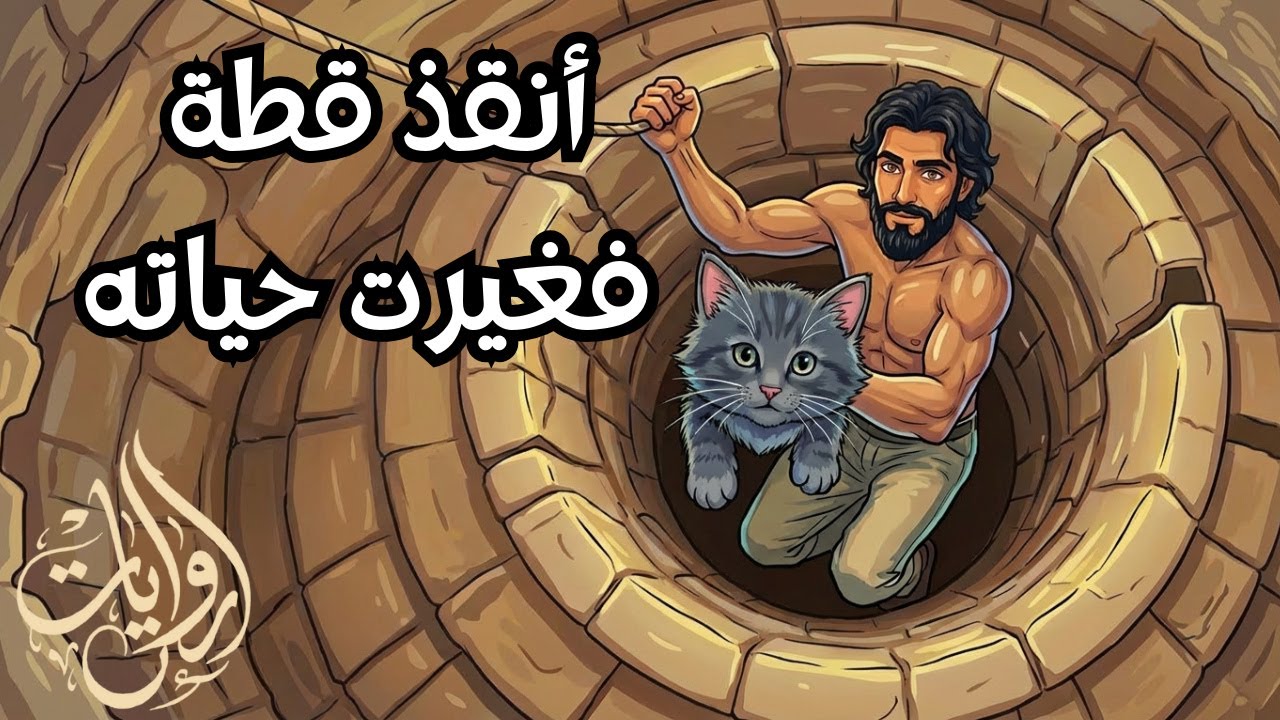 قصة الرجل الفقير الذي طردته زوجته… فأنقذ قطة من بئر وصار أغنى رجل في القرية