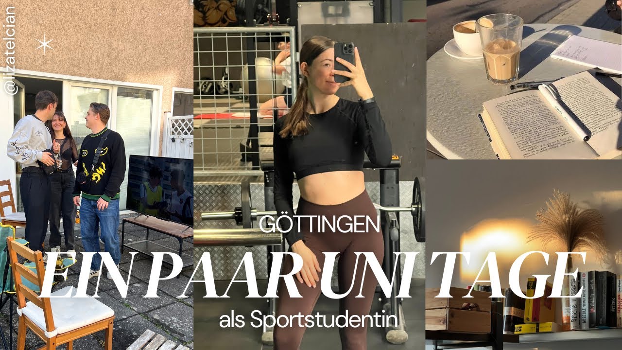 UNI VLOG 📝  wie ist es in Göttingen zu studieren? reset Wochenende, EM Start, kochen, lesen ll Liza