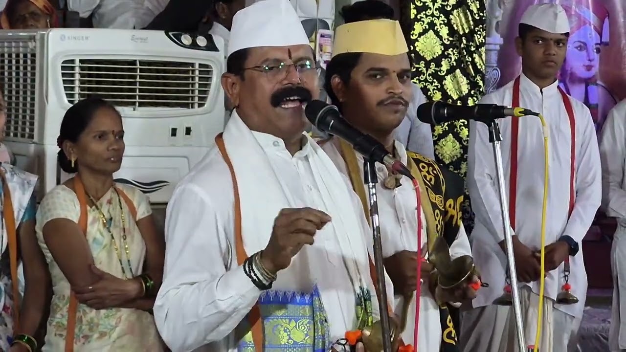 कोकणातील उत्कृष्ट गायनाचार्य हभप रवी महाराज मरवडेव हभप गणेश महाराज दिघे यांनी गायलेली चाल 