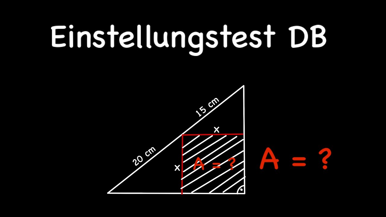 Einstellungstest DB