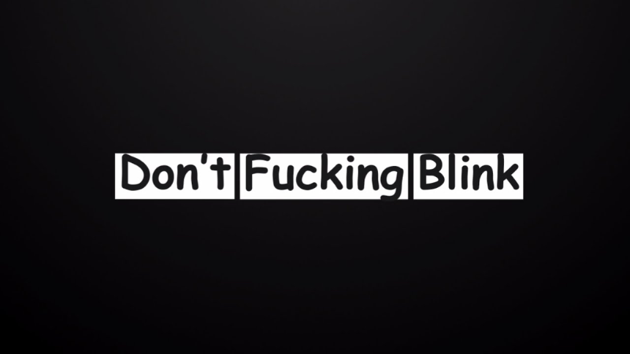 Rhythmic Kinetic Typography Intro V3 - Don't Blink