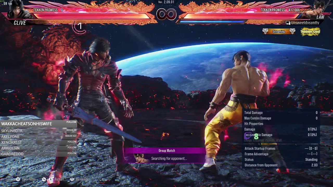 Unsweetdream Tekken 8 Yayını