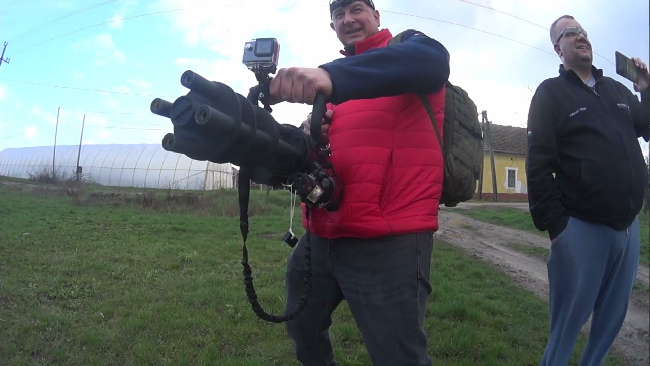 TIbor és a HPA minigun projekt, teszter Brájen