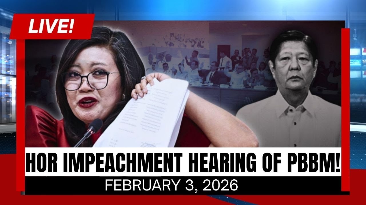 LIVE COMMITTEE OF JUSTICE HEARING ON THE IMPEACHMENT OF PBBM! HOUSE OF REPRESENTATIVES, FEB 3, 2025