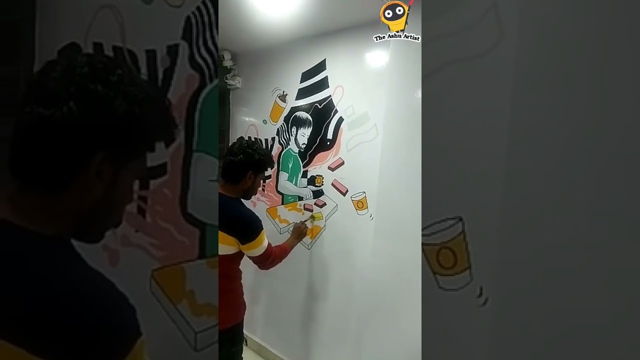 #food#club#Bar#wallart#painting#graffiti wall art by ! The Ashu Artist....💓