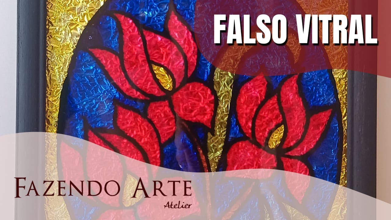 Falso Vitral! Efeito Surpreendente com Papel Alumínio. EP - 173