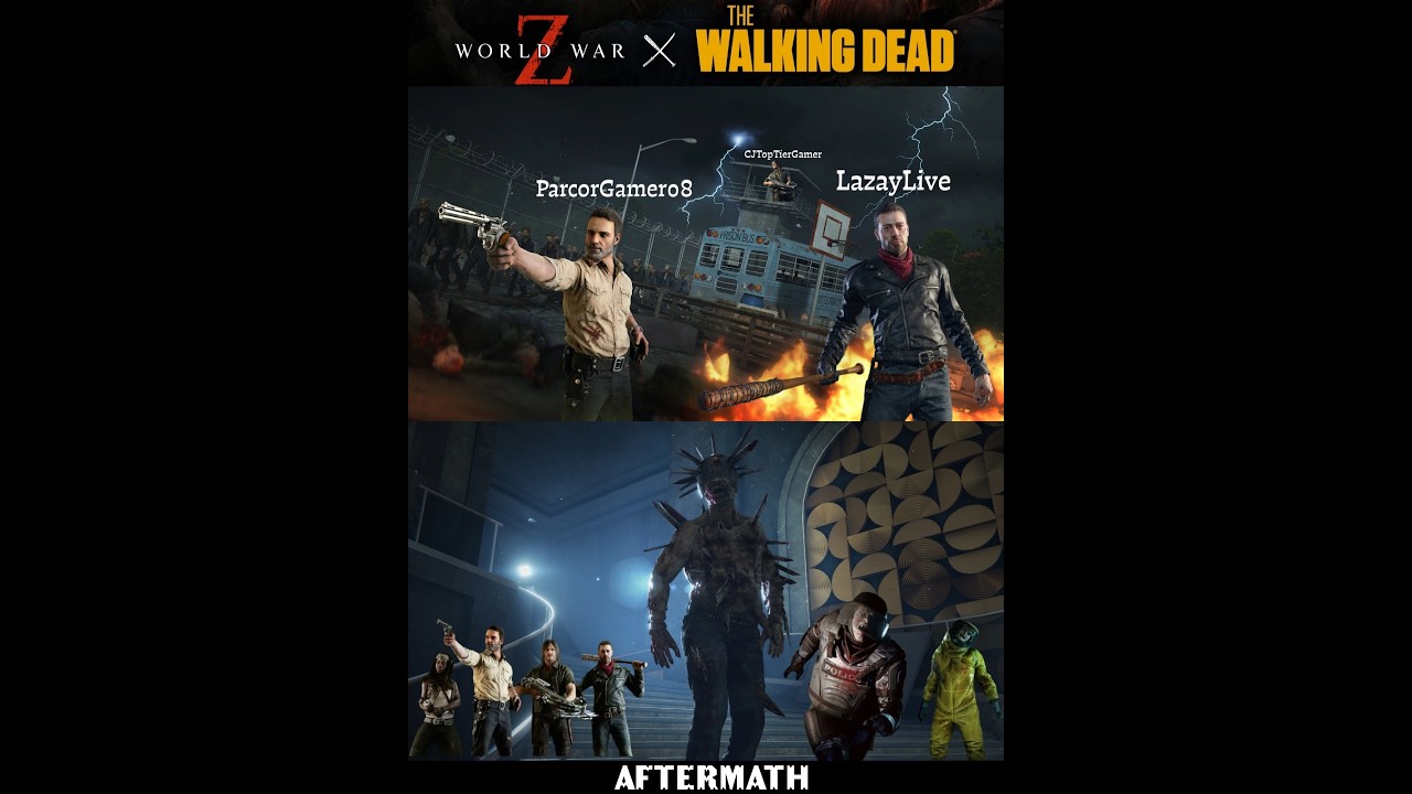 World War Z Aftermath: The Walking Dead DLC Part 1 With the Gang