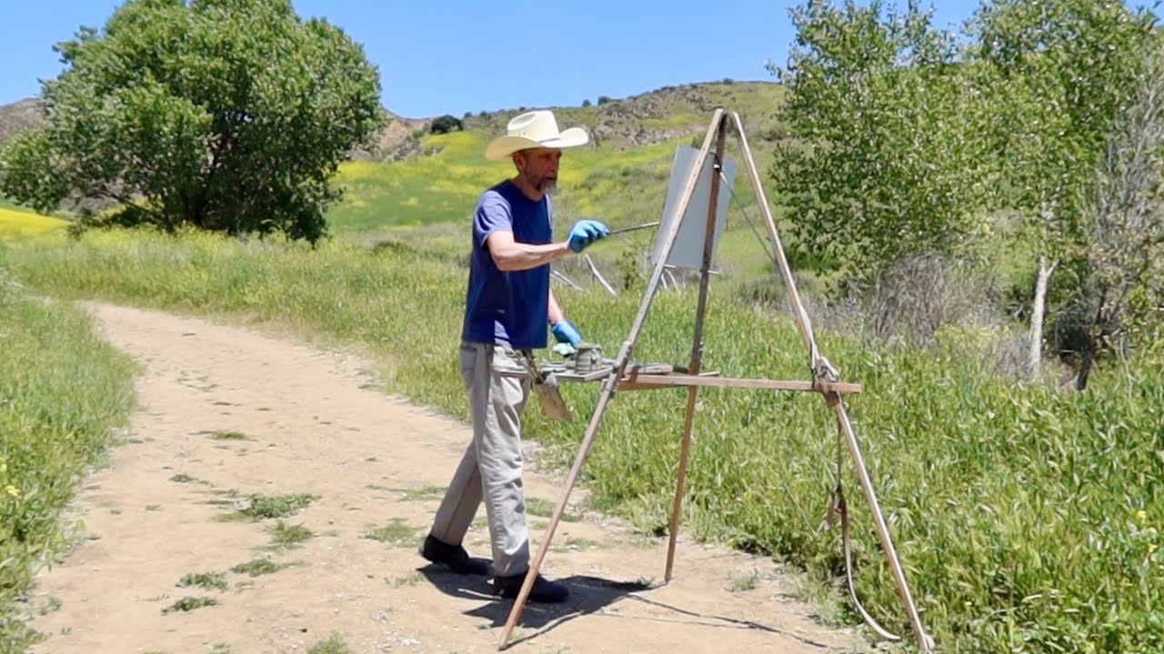 GOLDEN VALLEY plein air OIL PAINTING with NARRATION