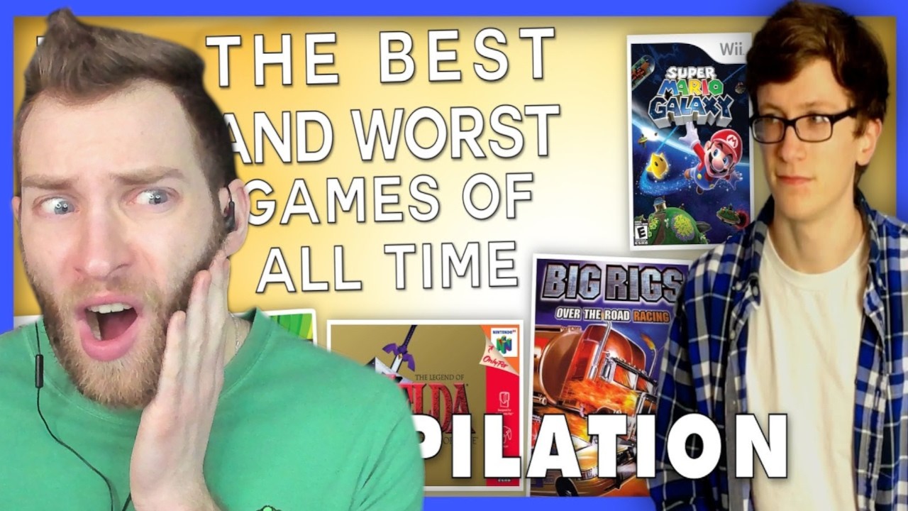 IS THIS THE WORST GAME EVER?! Reacting to "The Best and Worst Games of All Time" by Scott The Woz