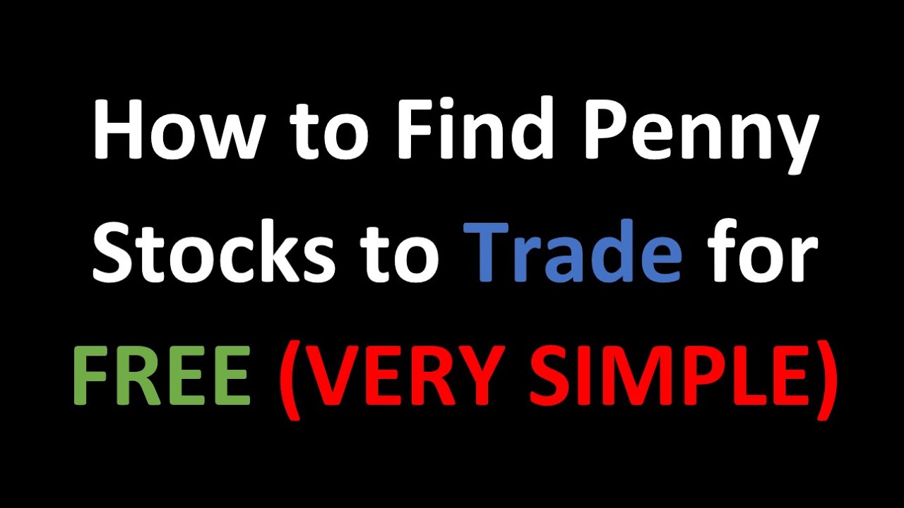 EASIEST WAY to Find Penny Stocks (OTC) to Trade for FREE