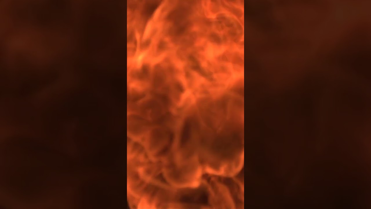Thick Fireball Moving Vertically in Slow Motion Video | WaveBreak Media #shorts
