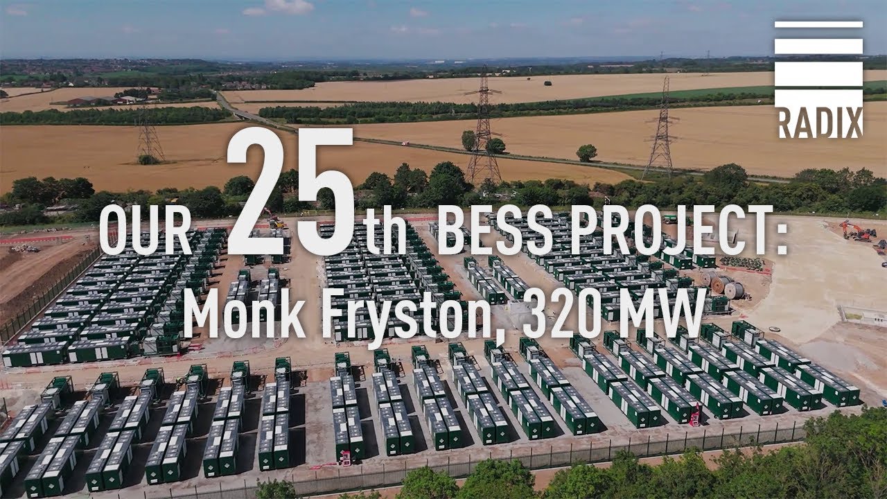 RADIX 25th BESS site Milestone: Monk Fryston | Screw Piling for Sustainable Energy