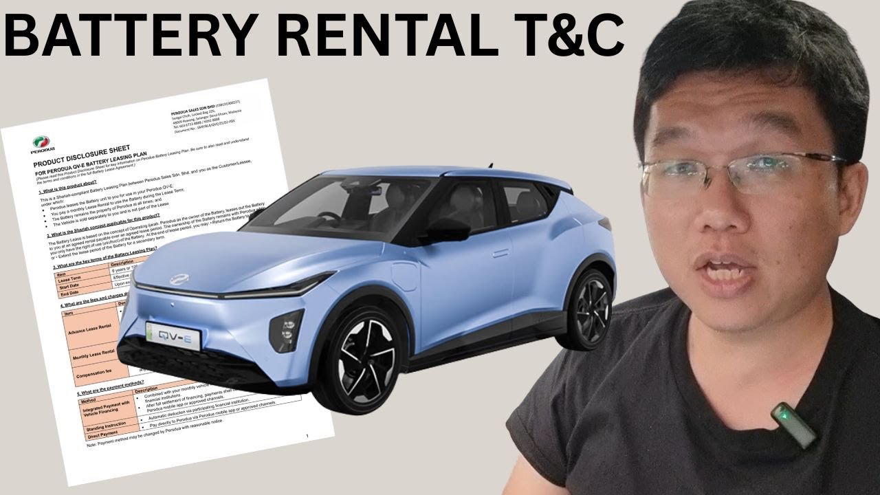 Perodua QV-E - Understanding the Terms & Conditions