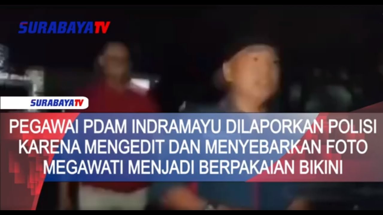 PEGAWAI PDAM INDRAMAYU DILAPORKAN POLISI KARENA MENGEDIT DAN MENYEBARKAN FOTO MEGAWATI