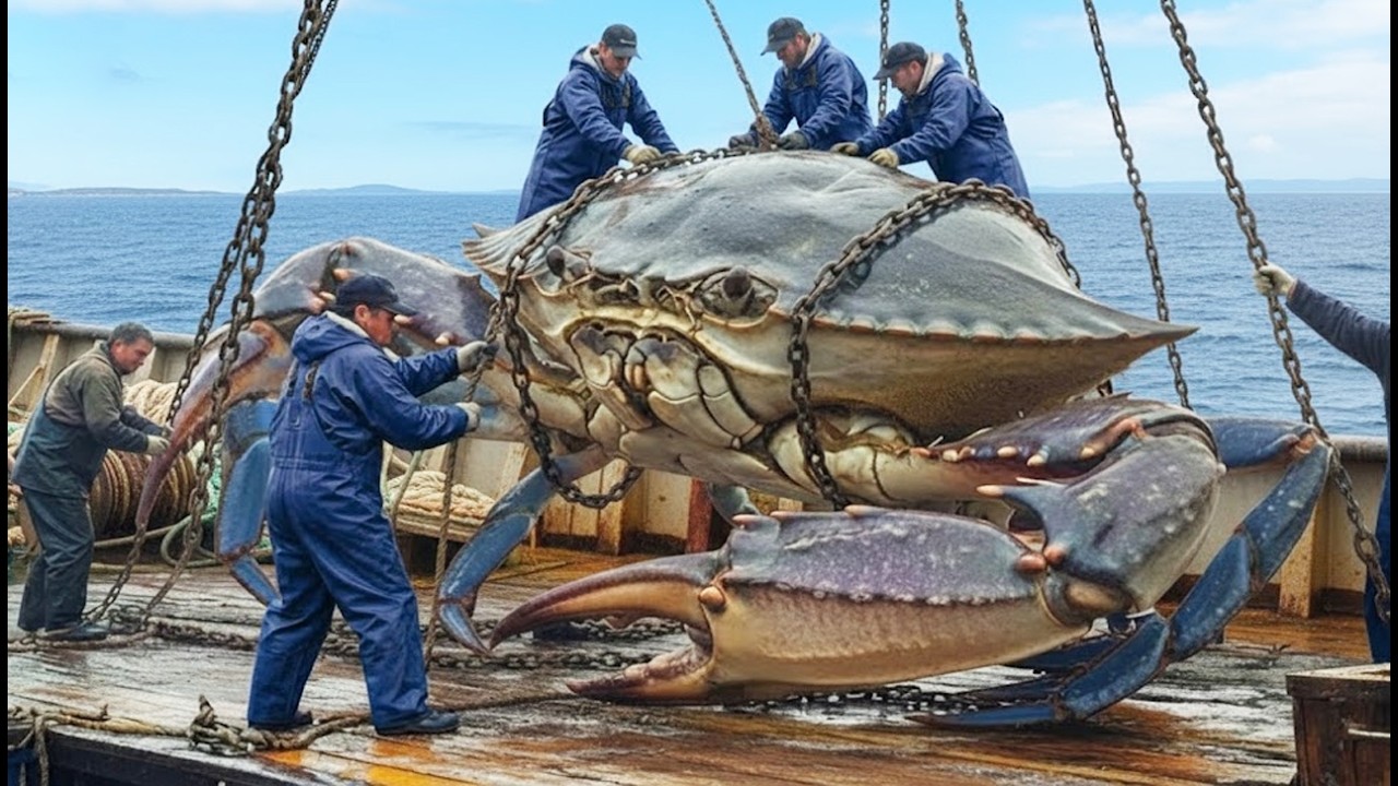 5 days at sea, earned $520,000 – Fishing for giant blue crabs - monsters of the deep sea.#02