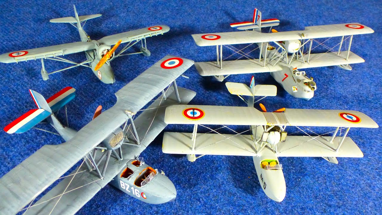 Golden Age French Seaplane Models Collection Sound Kit Covers 1/72  Early French Navy