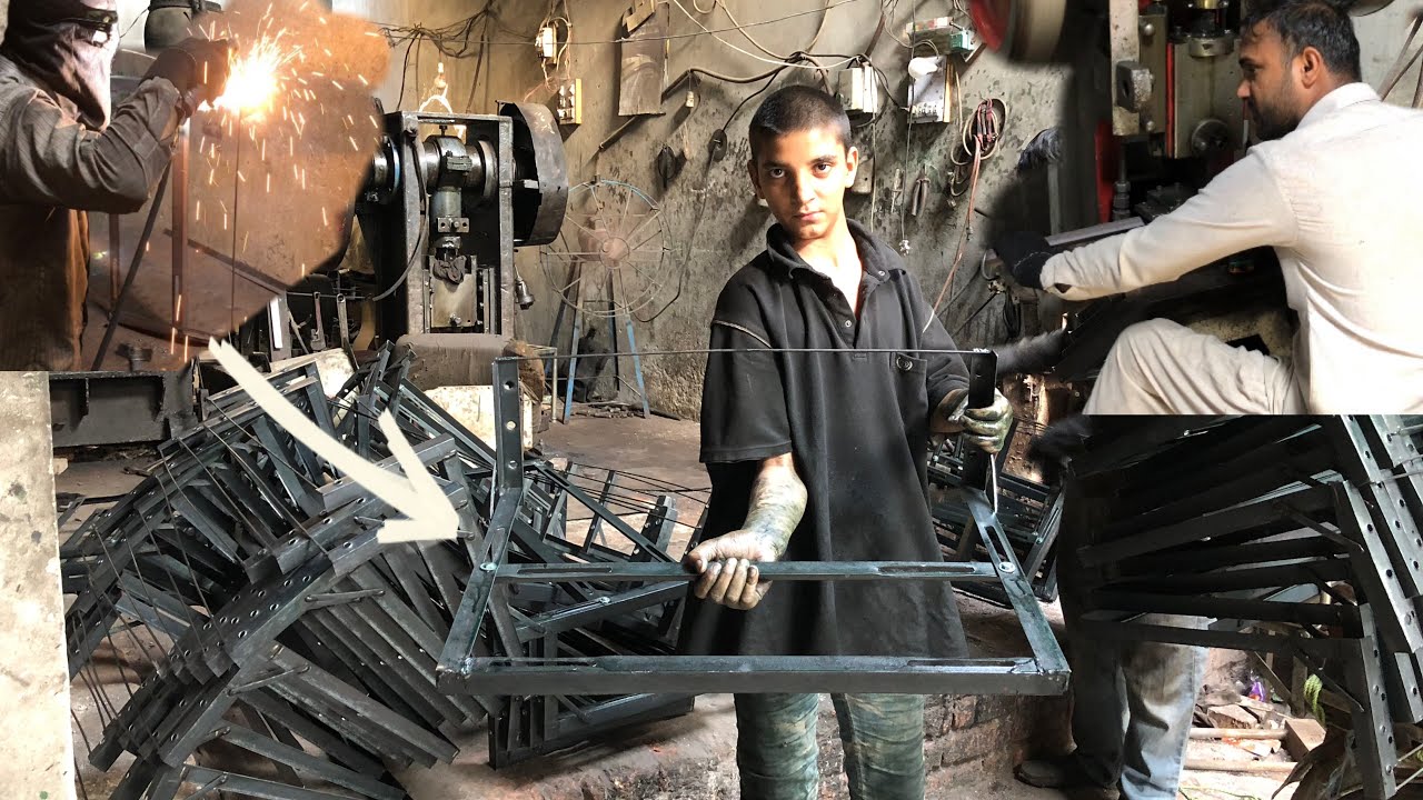Incredible Mass Production Of Making AC Outdoor Units Stands By Local Factory
