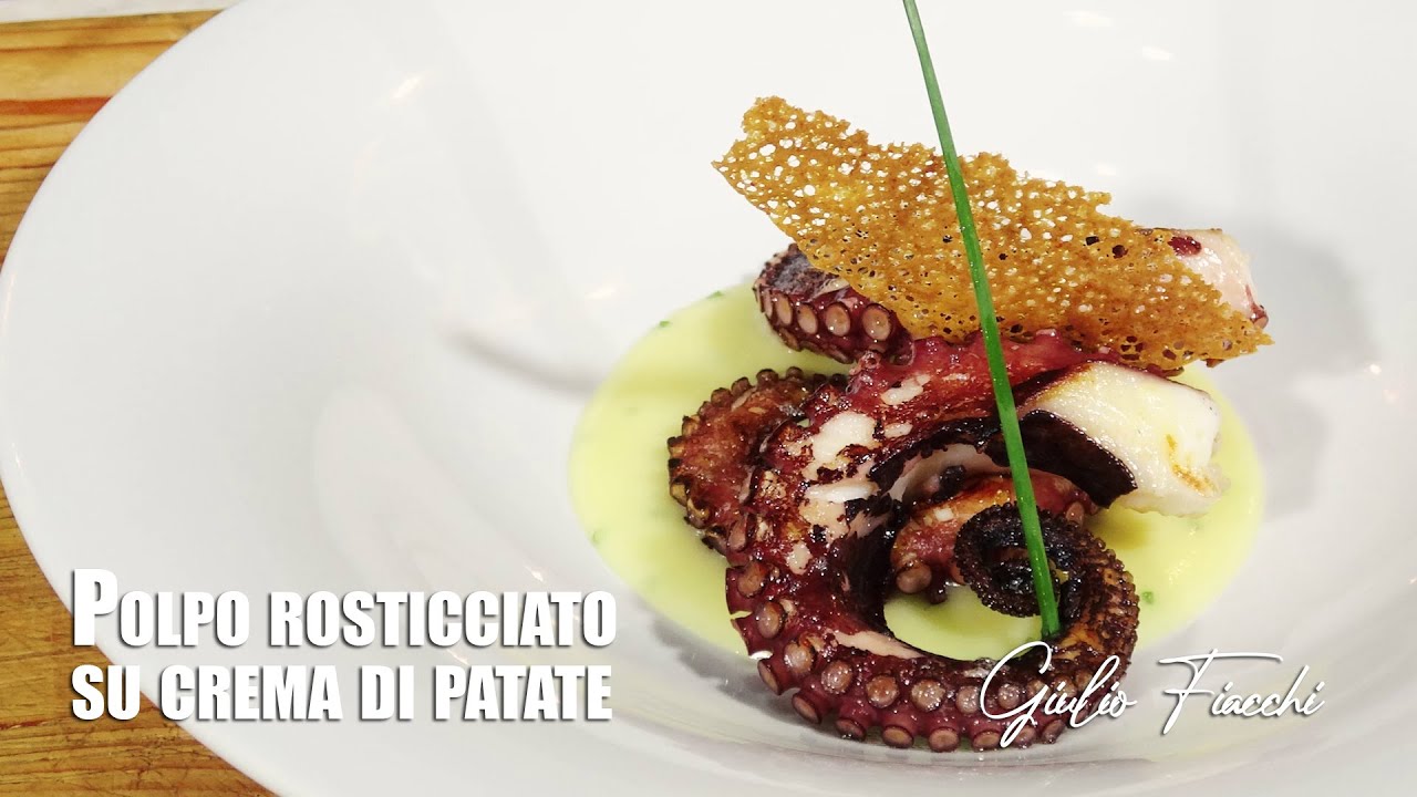 Cucina Giulio: POLPO ROSTICCIATO SU CREMA DU PATATE