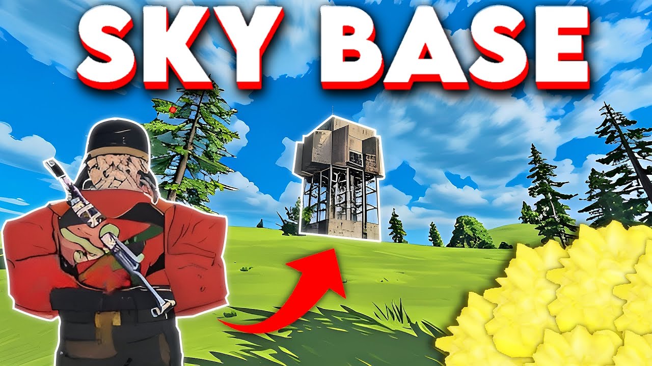 I Built an INSANE SKY BASE in FALLEN...