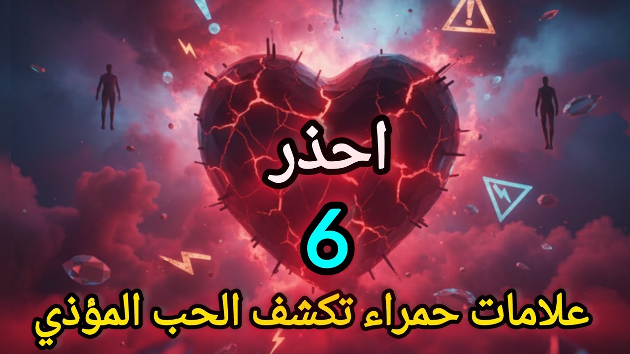 العلامات الحمراء الستة لأي علاقة حب ⚠️❤️ يجب الانتباه لها 👀