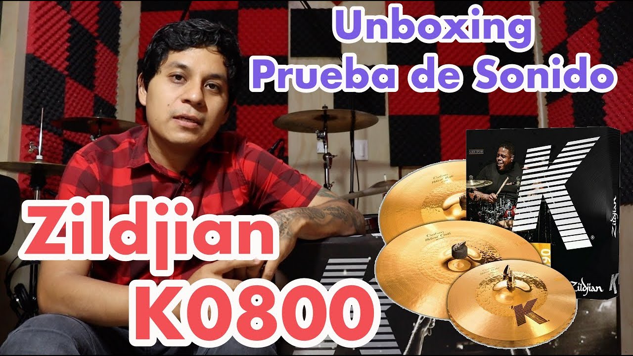 Zildjian K 0800 Unboxing y Prueba de Sonido || Alvaro Aguilar
