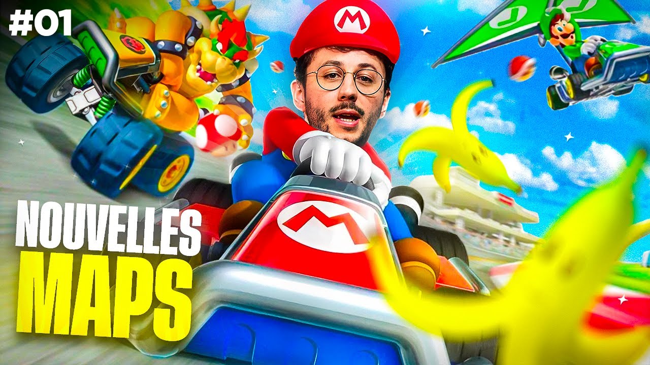 Découverte des 8 nouvelles maps Mario Kart (avé les copains) #1 - PONCE REPLAY 18/03/2022