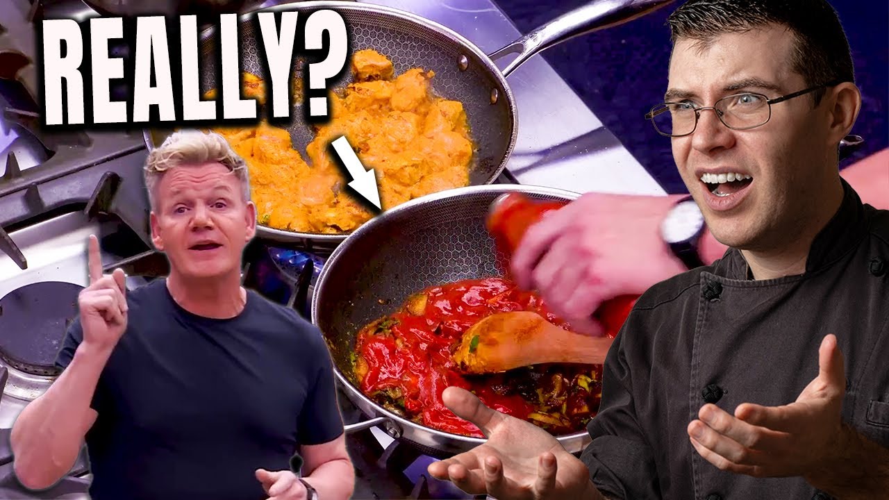 Pro Chef Reacts.. To Gordon Ramsay's CURRY IN A HURRY!