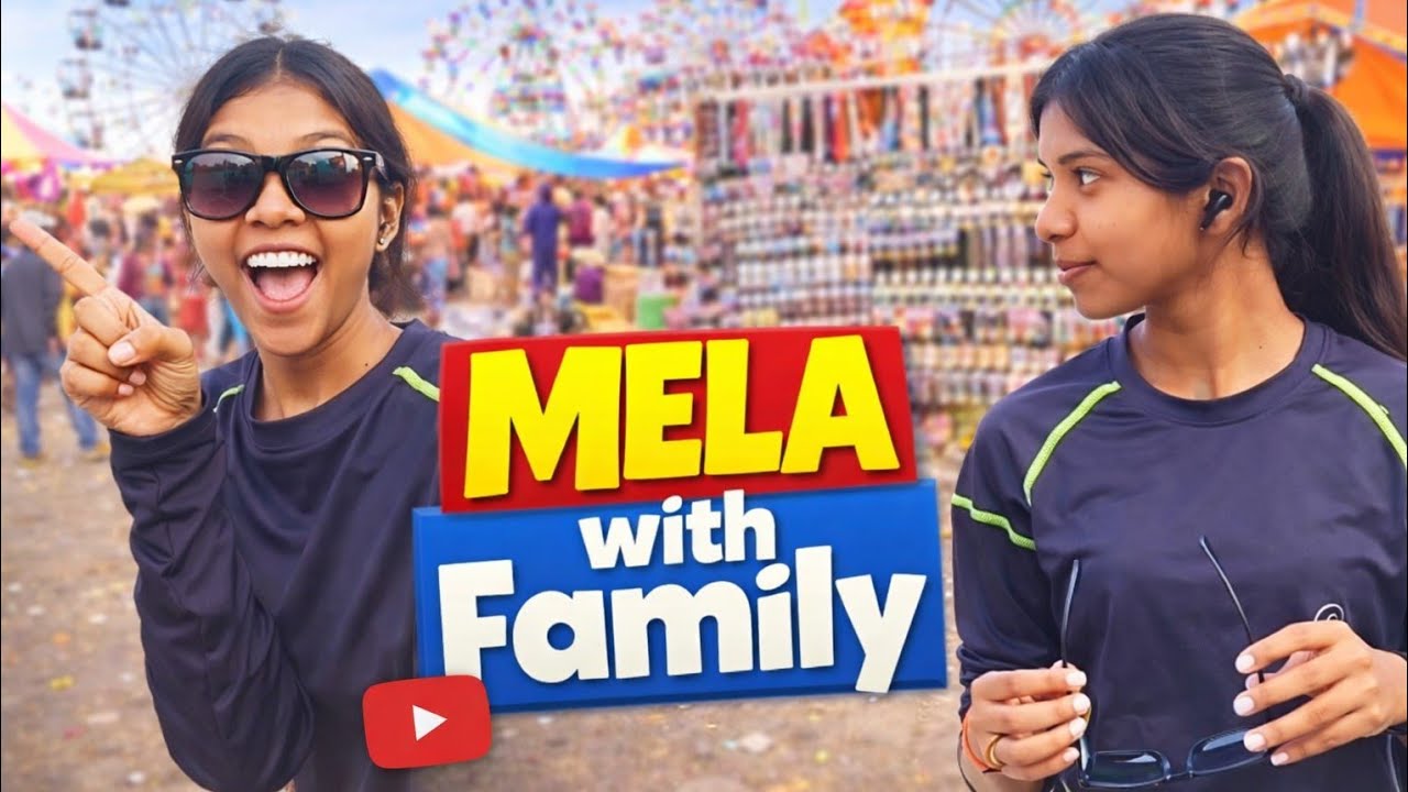 Mela with full family😃#vlog#family#again#fair#comedy#shopping#rithi#muhas