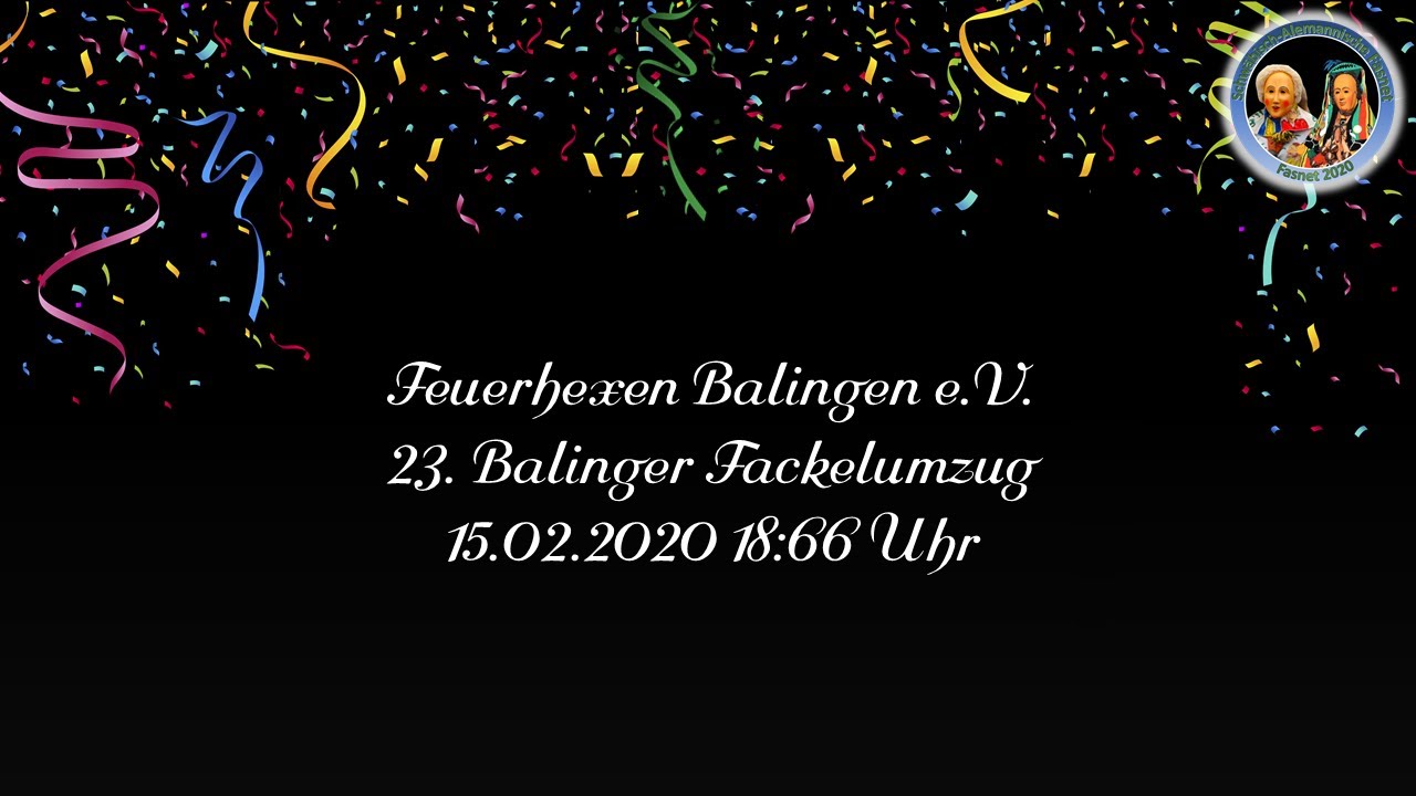 15.02.2020 23. Balinger Fackelumzug
