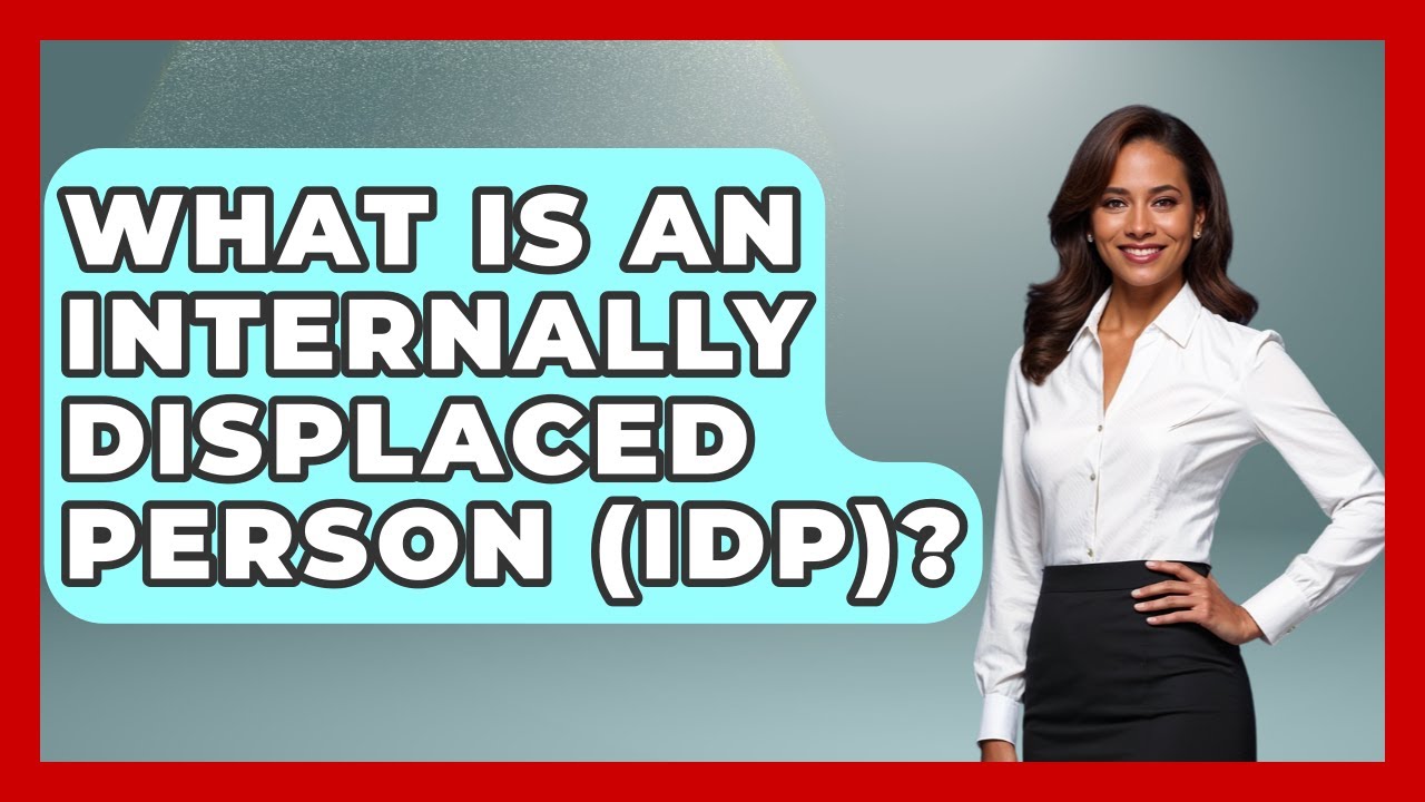 What Is An Internally Displaced Person (IDP)? - The Ethical Compass